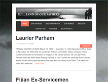 Tablet Screenshot of fijilandofourfathers.com